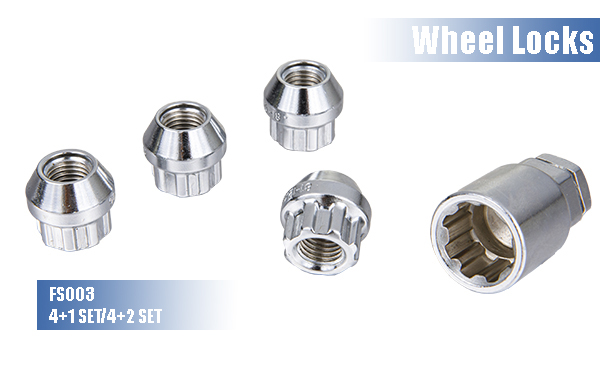 China FS003 Bulge Acorn Locking Wheel Lug Nuts (3/4″ & 13/16’’ HEX ...